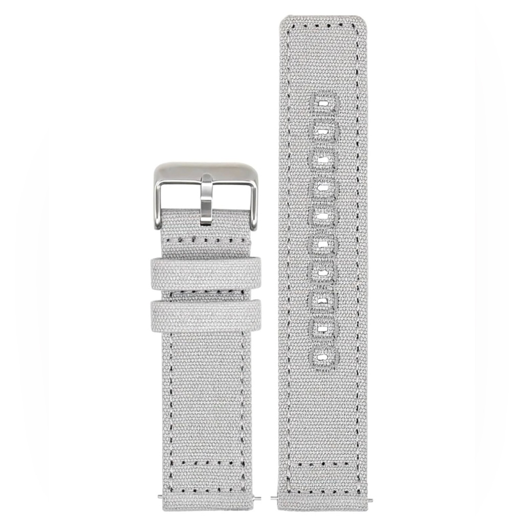 Ullchro Canvas Watch Replacement Bands  Grey 20mm